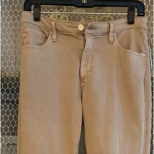 Ag Adriano Goldschmied Women's Ankle Jeans in Light Taupe